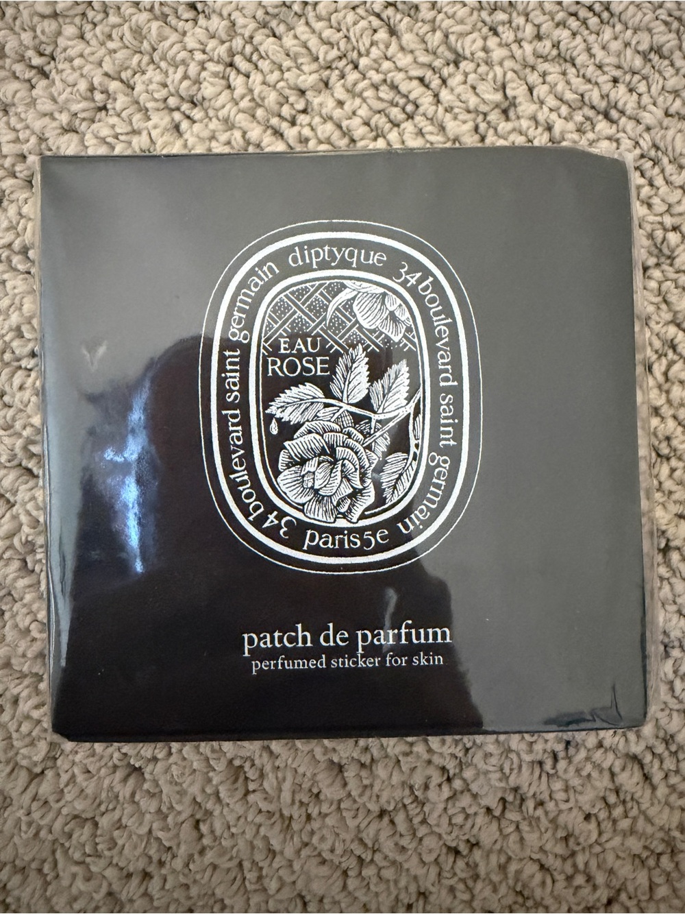 Diptyque Eau Rose Patch de Parfum Perfumed Sticker for Skin New Sealed France